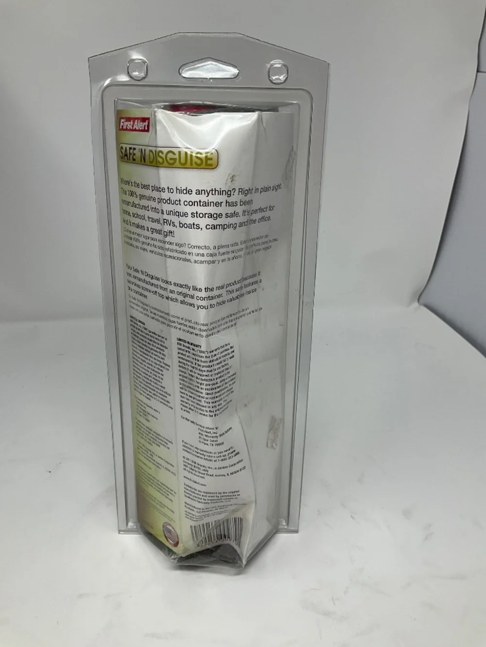 Dr. Pepper secret storage container.  H288